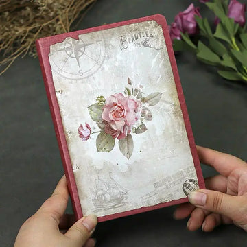 Vintage retro Undated Journal I Aesthetic Retro Edition with thick pages