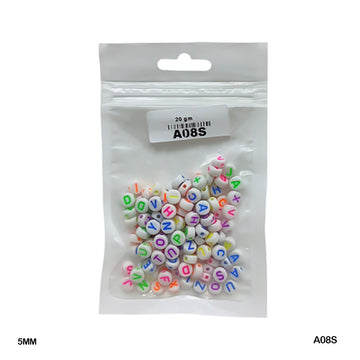 Bracelet Beads Plastic 20Gm (A08S)