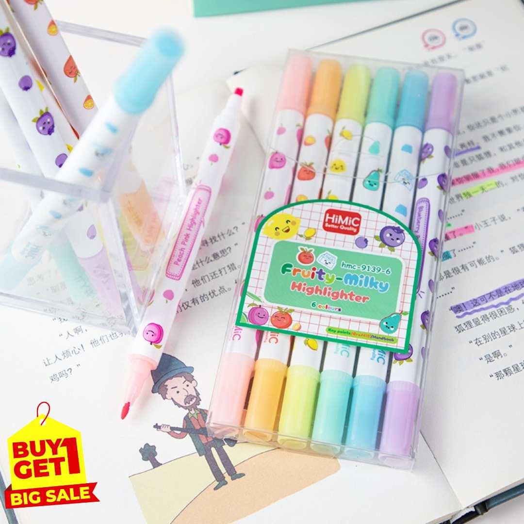 (Buy Get Free) Pastel Highlighters with fragrance I (1 Pack: Highlighters)