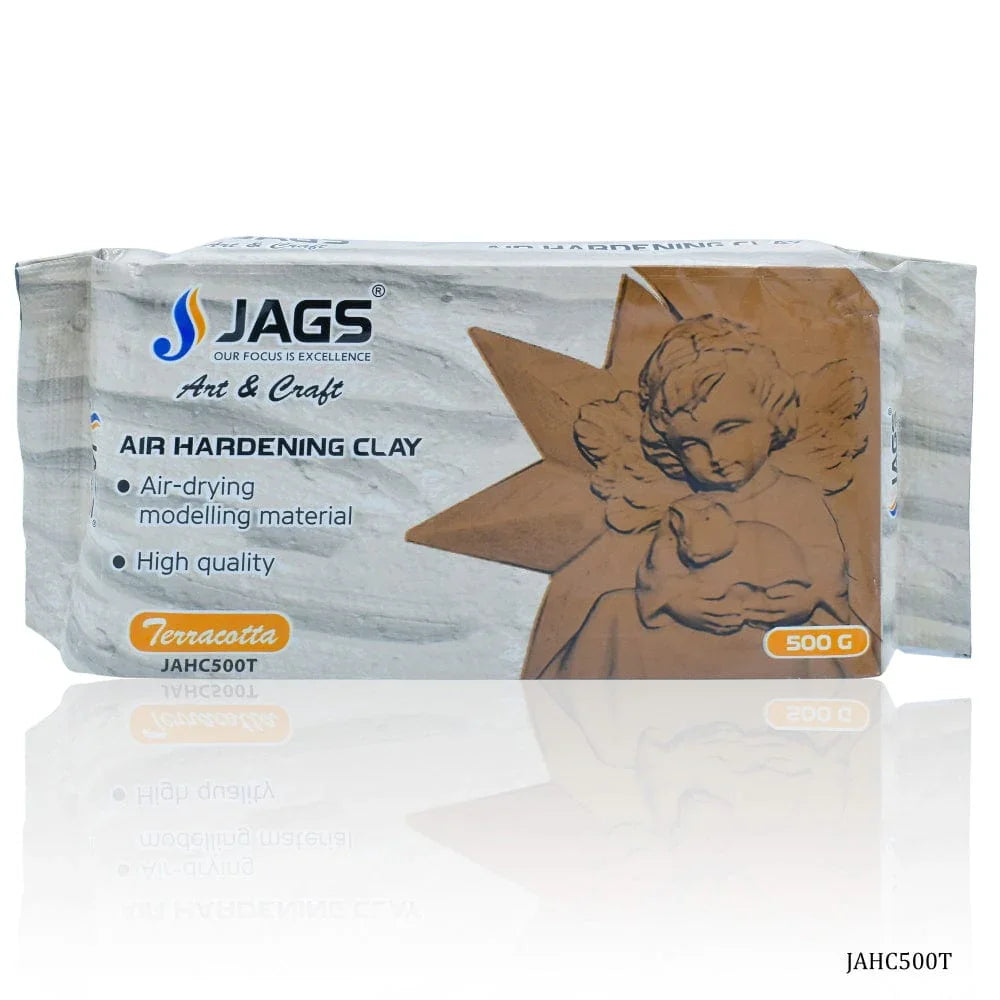 Premium Air Hardening Clay 500Grams Terracotta JAHC500T – Inkarto