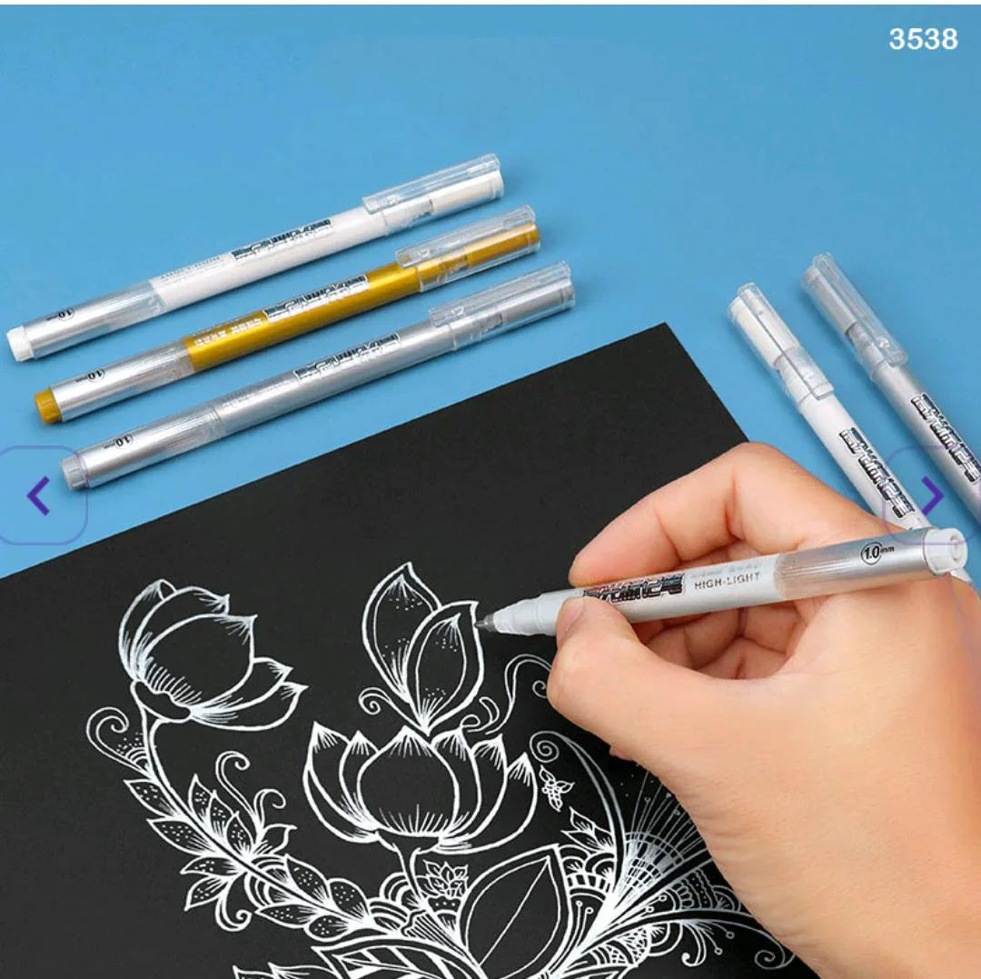 Metalic Highlight Pen 3 Color (3538)