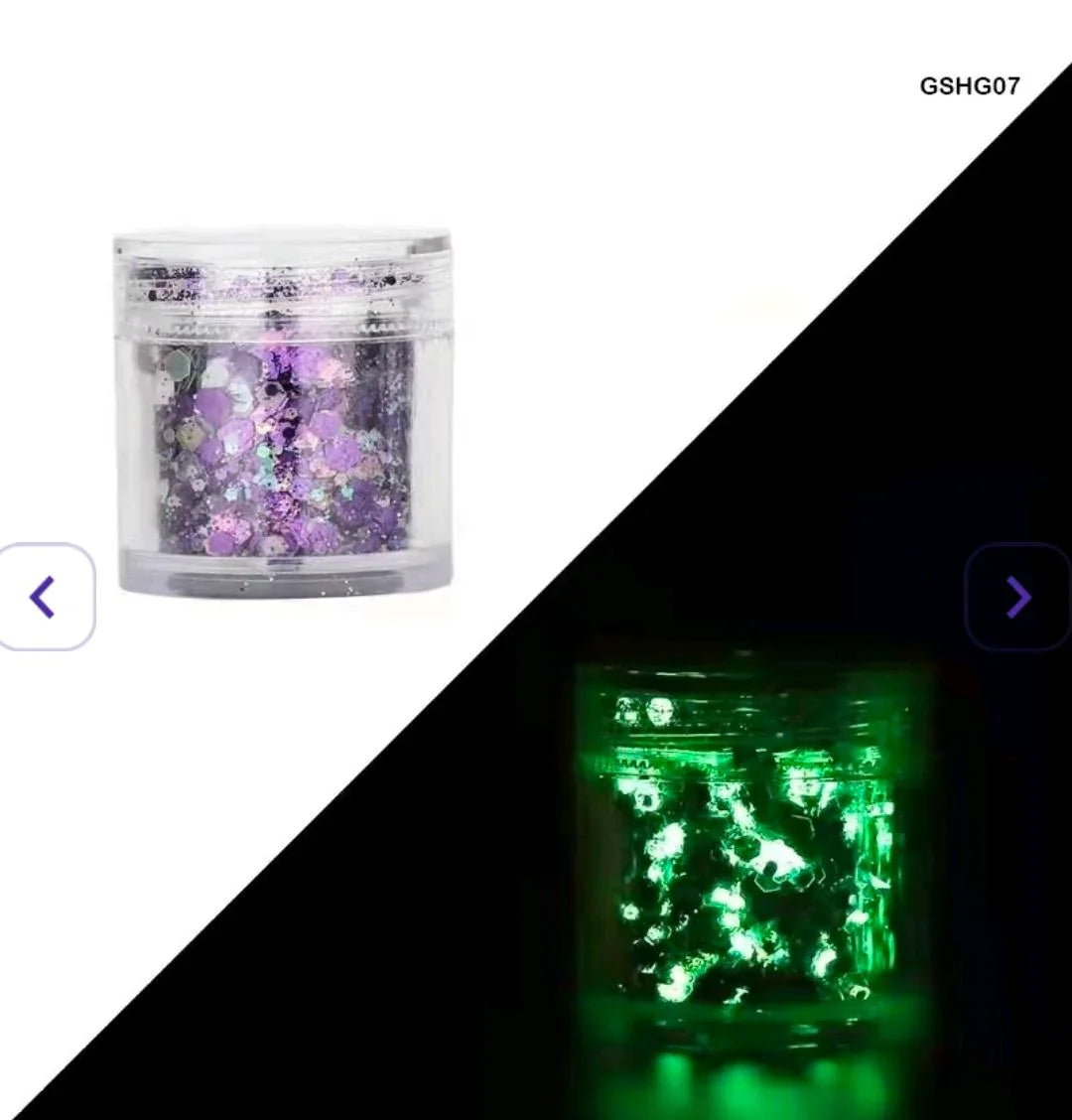 Resin Powder Glow Shimmer Glitter Magic Violet (Gshg07)