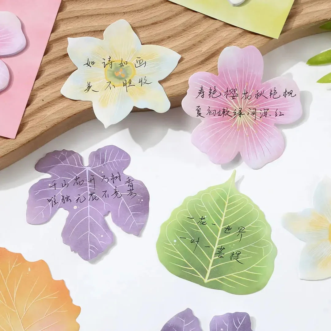 ( Buy one Get One Free ) Mini Cute Sakura Sticky Notes l Pack of 1 includes 30 sheets l 3X3