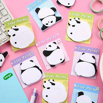 (Buy 1 Get 1 Free) Mini Cute Panda Sticky Notes l Pack of 1 includes 30 sheets l 3X3