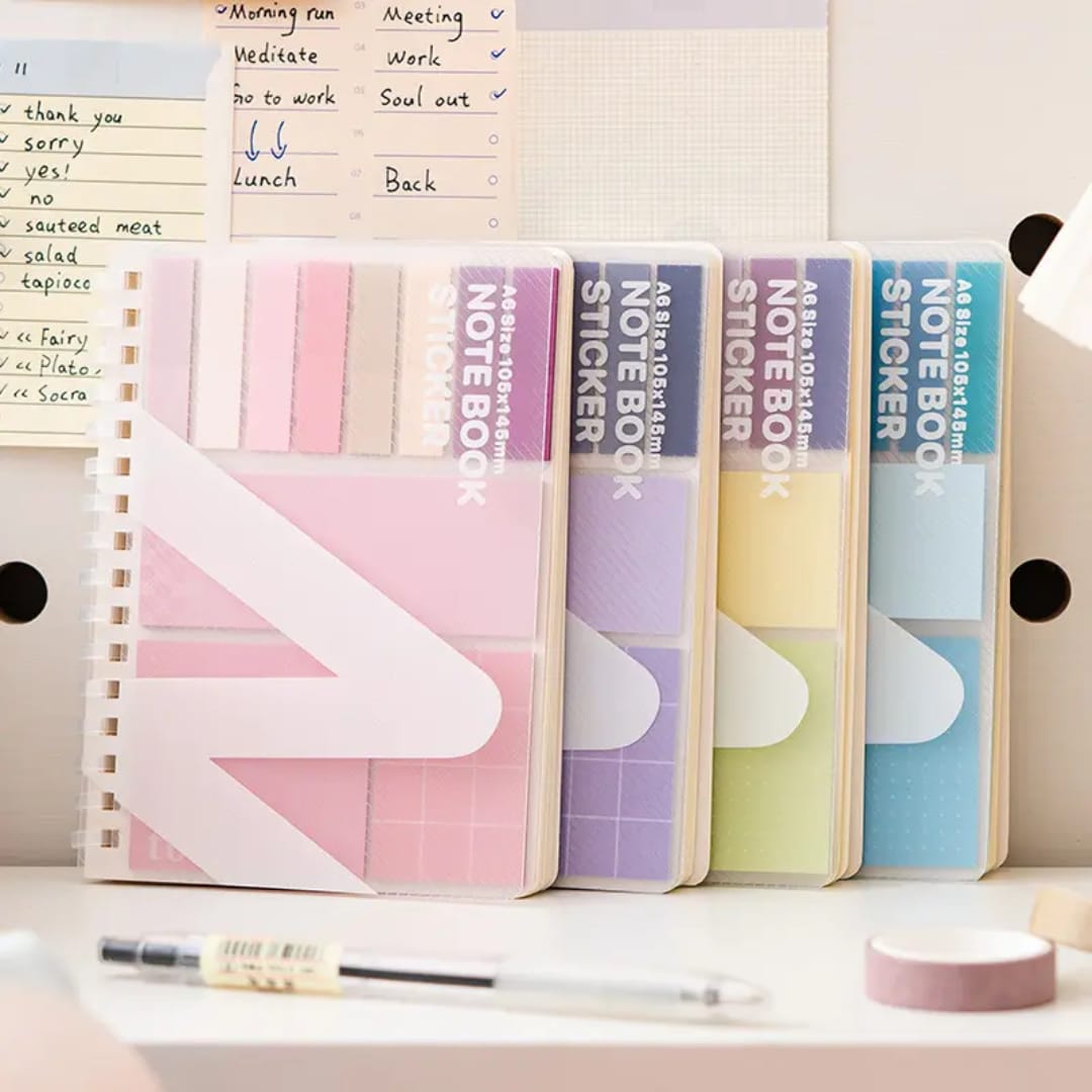 Cute Dreamy 2 in 1 A6 planner l Pack of 1 contains 11 designsx20