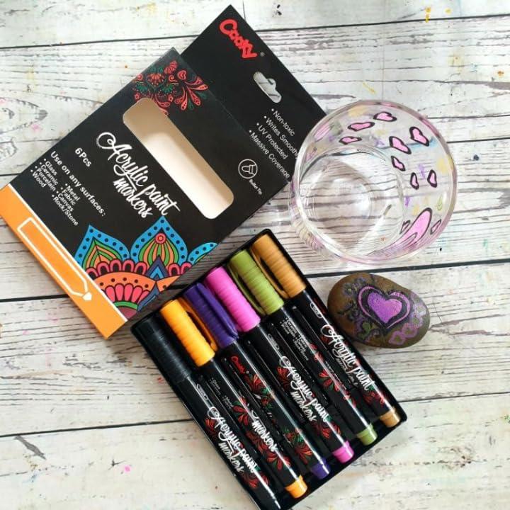 Acrylic Pen Marker 6Pcs Cm092C N298021