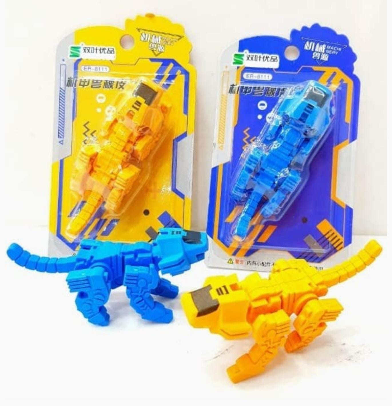 Craftdev Erasers & Sharpeners Assembled Robot shaped Eraser (pack of 1)