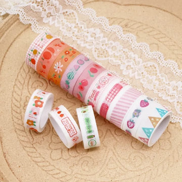 (Pack of 2) washi tapes I Masking tape I Journaling tapes I Scrapbook tapes | Contains 2 tapes