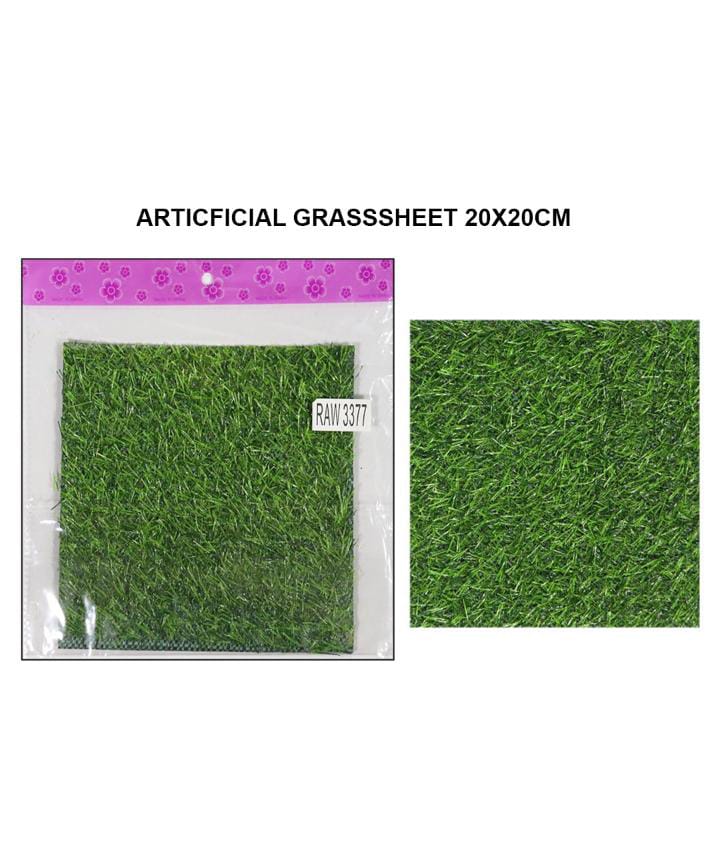 Inkarto 20*20cm EverGreen  Perfection of Artificial Grass Sheets I Pack Of 1 Sheet I