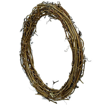 Inkarto Arts & Crafts Natural Handmade Grapevine Wreath 20cm – Perfect for Crafting and Decor ( 8 inch )