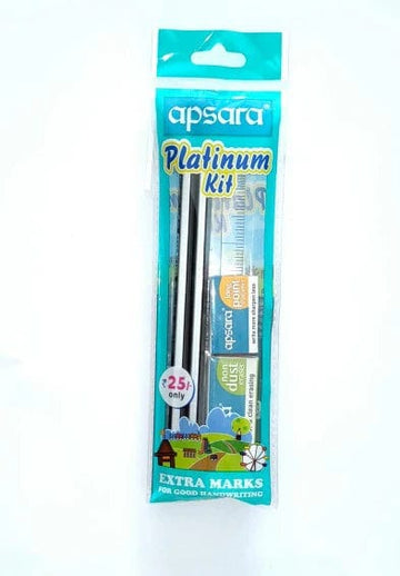 Apsara Platinum Kit - Assorted Stationery, Useful for Children, 5 pcs