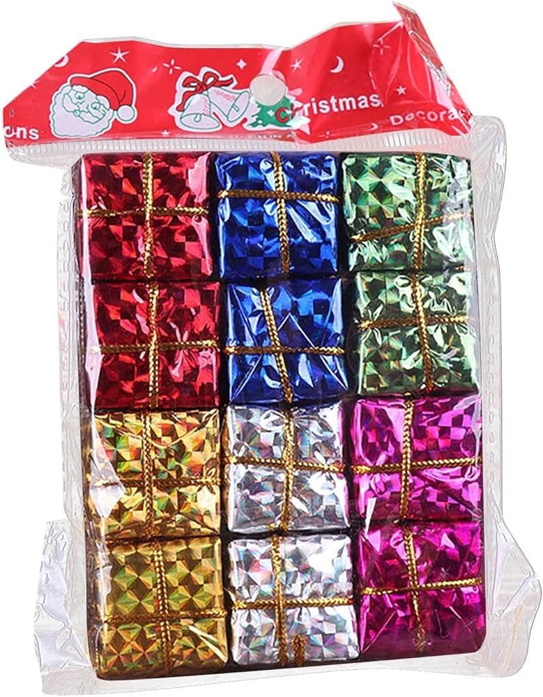 Inkarto Multi-Color Gift Box Christmas Tree Delight I Pack of 12 I
