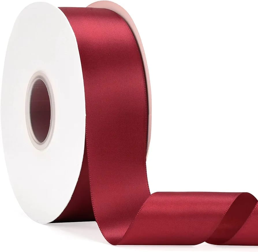 Premium satin ribbon (1.5 Inch) - Matt brown