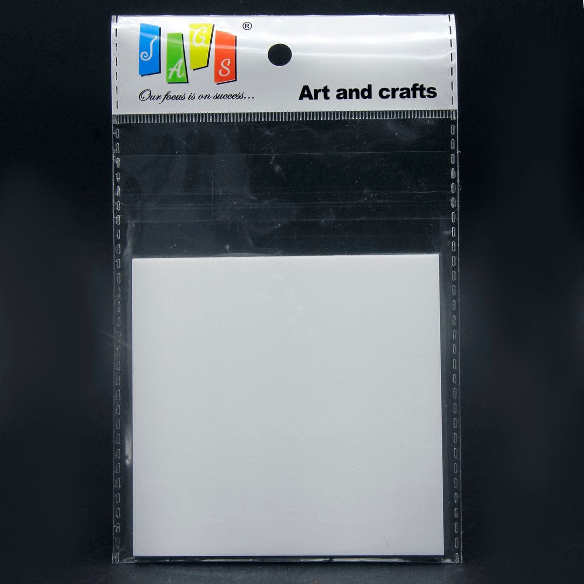 jags-mumbai Acrylic Sheets & Cutouts White Acrylic Sheet | Square | 3MM (4 Inch)