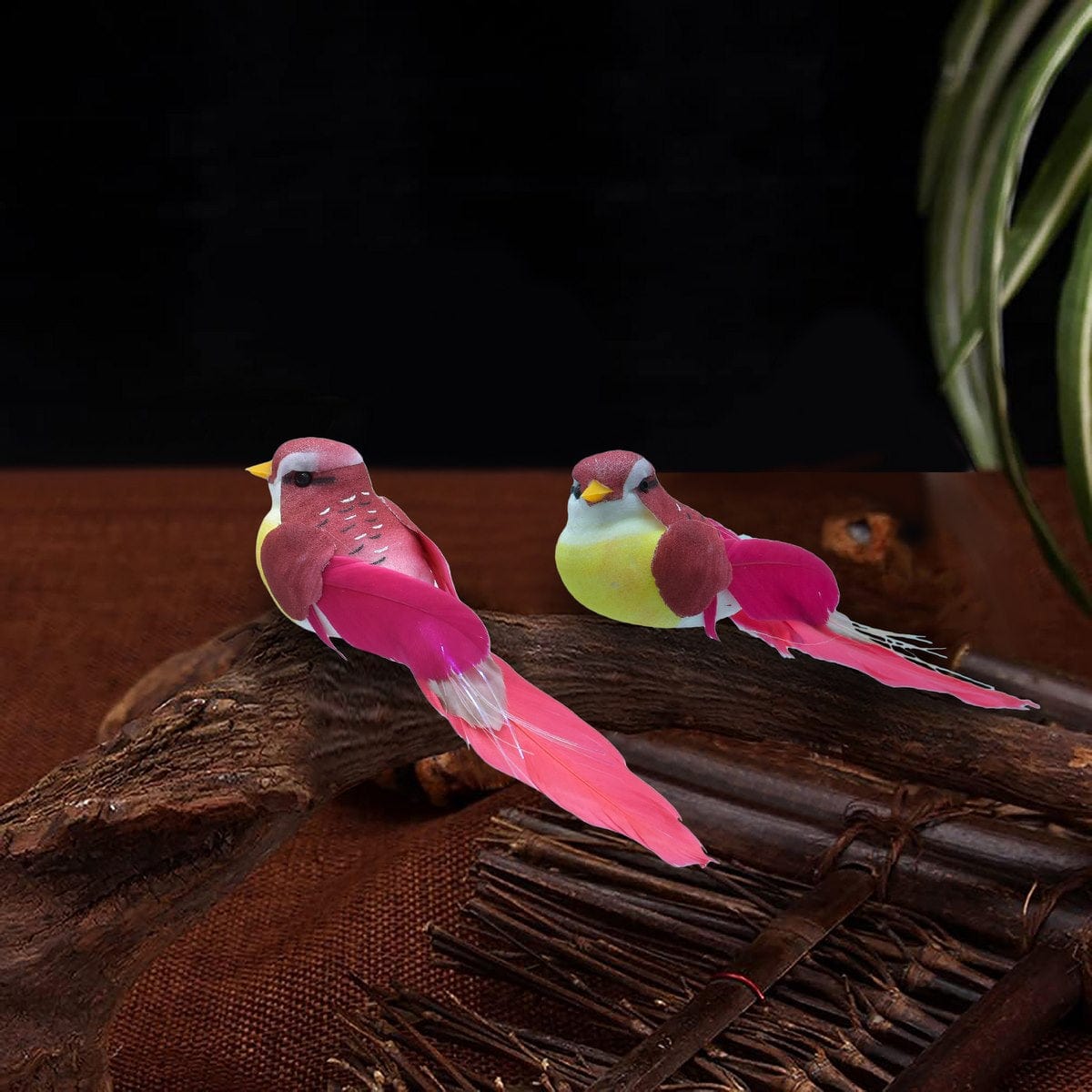jags-mumbai Artificial Bird & Cage Artificial Bird for DIY and crafting I Contain 1 Unit Bird
