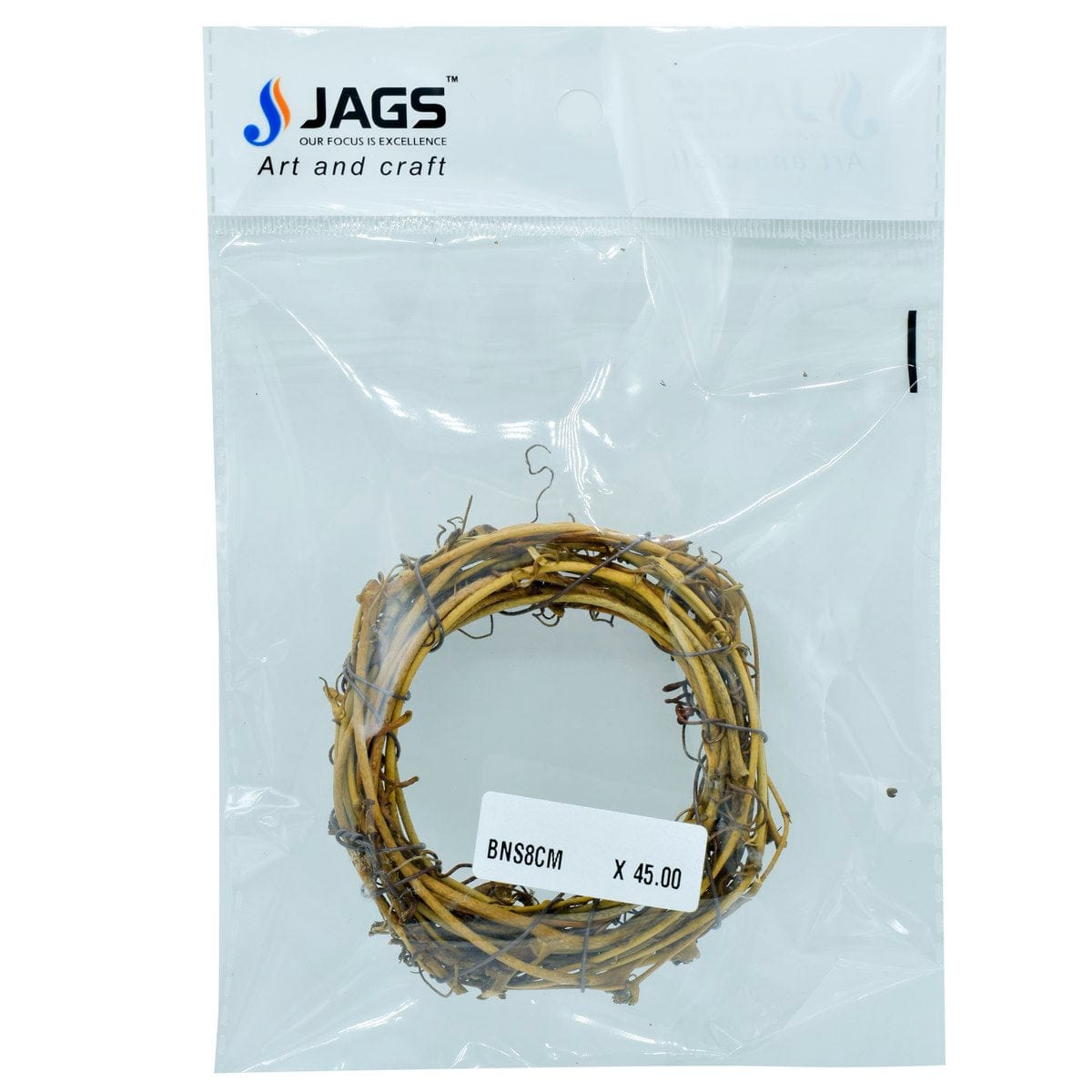 jags-mumbai Artificial Grass Add a Natural Touch to Your Home with the Bird Nest Ring Round 8cm BNS8CM