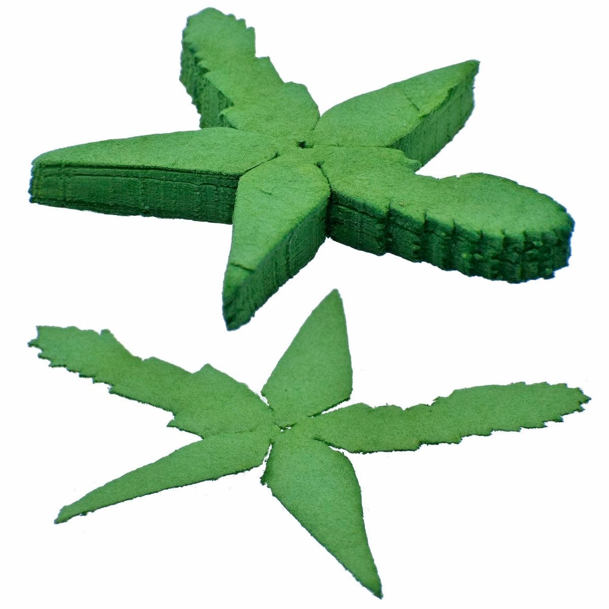 jags-mumbai Artificial Grass Craft Artificial Leaf Big 3 No for resin art and soap making CALFX3