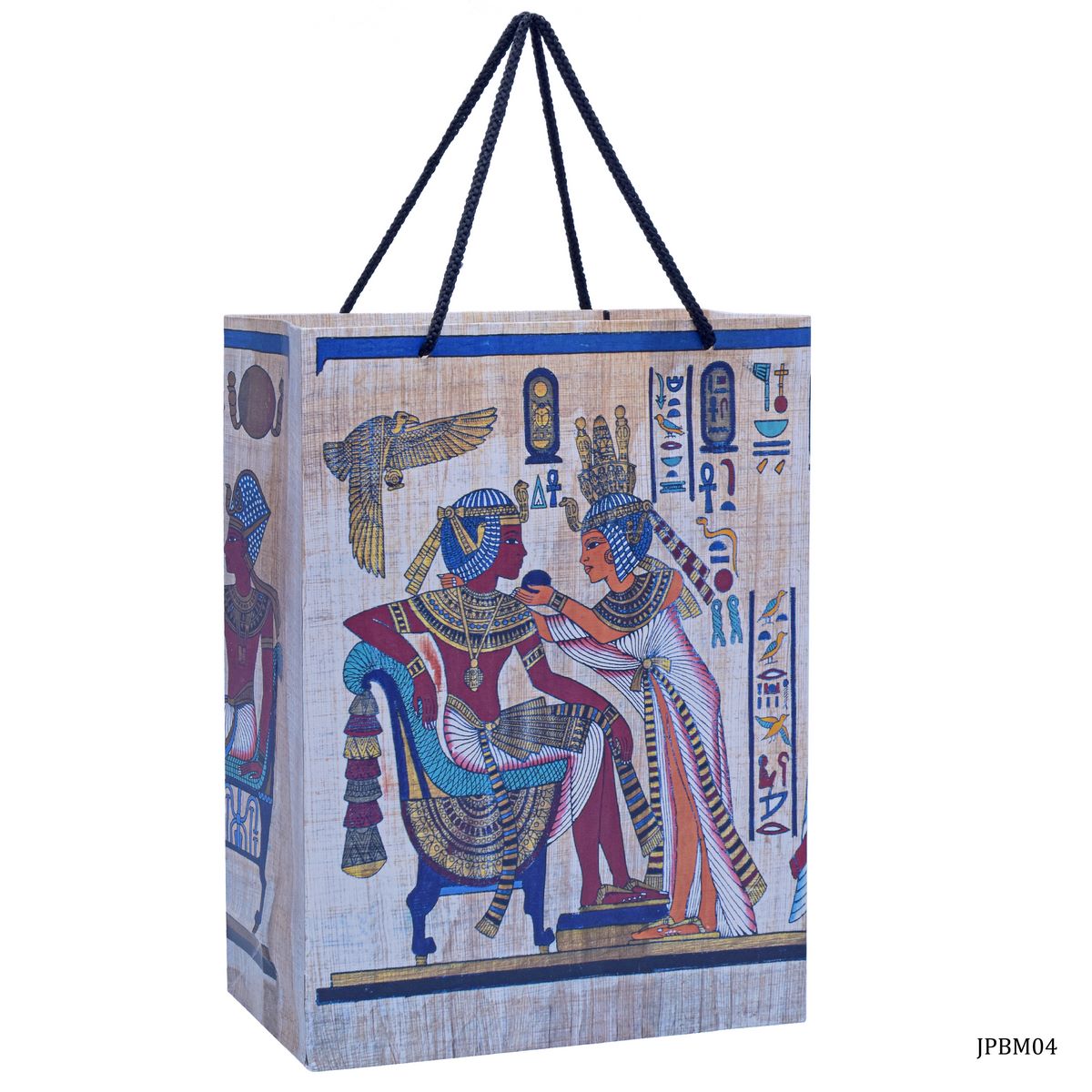 jags-mumbai Bag Jags Paper Bag Medium Egyptian painting A4 JPBM04 (PACL OF 12)