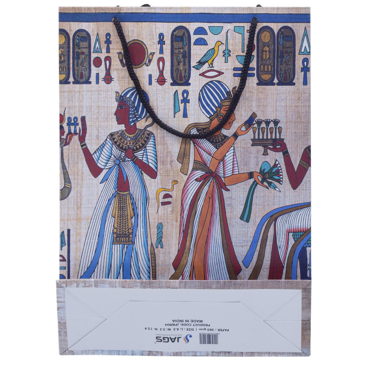 jags-mumbai Bag Jags Paper Bag Medium Egyptian painting A4 JPBM04 (PACL OF 12)