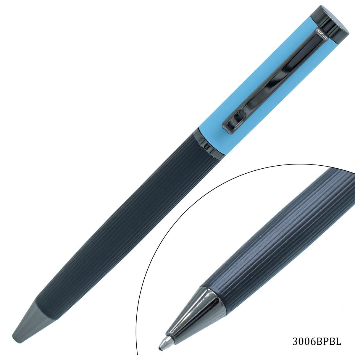 Ball Pen Half Black Half Blue