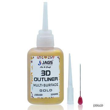 3D Outliners Multi Surface 25GM Gold