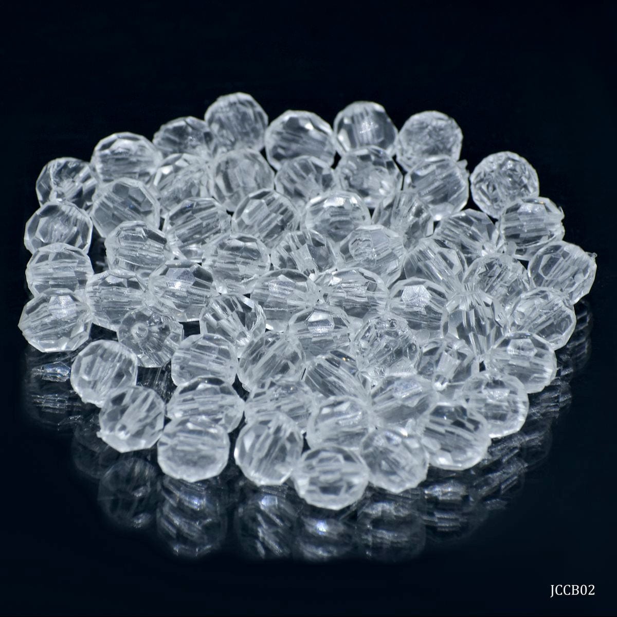 jags-mumbai Beads Jags Craft Crystal Beads 25gm 10MM JCCB02