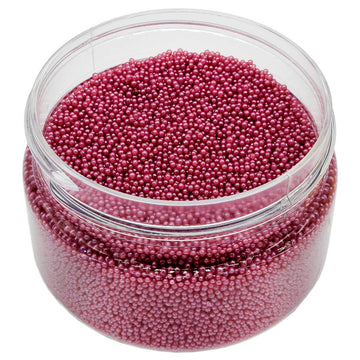 Red Micro Mini Pearl Beads 45gm