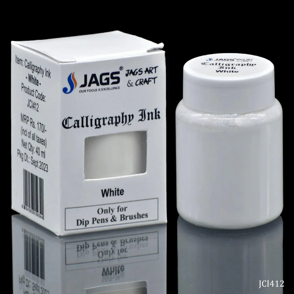jags-mumbai Calligraphy Jags Calligraphy Inks 40ML White