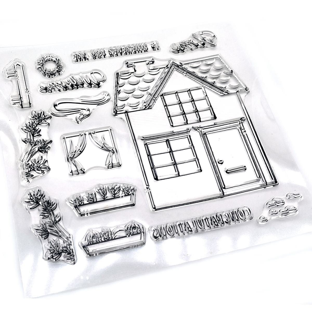 jags-mumbai Clear Transparent Stamps Clear rubber Stamps (6x6)