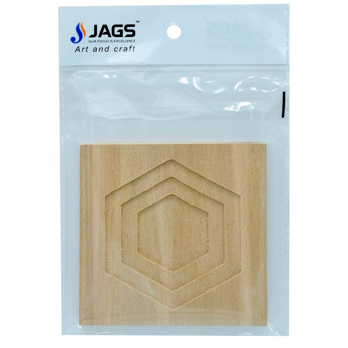 jags-mumbai Coasters 3D Wooden Tea Coaster Square 3WTC10