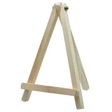 Wooden Easel Stand Natural 8 Inch