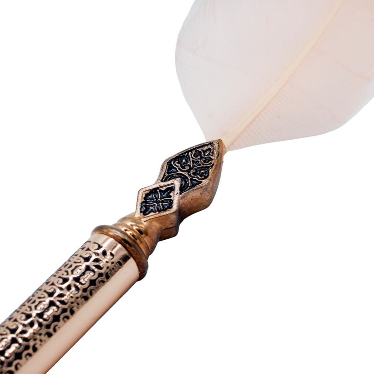 jags-mumbai Feather Pens Feather Ball Pen Design Ros Gold