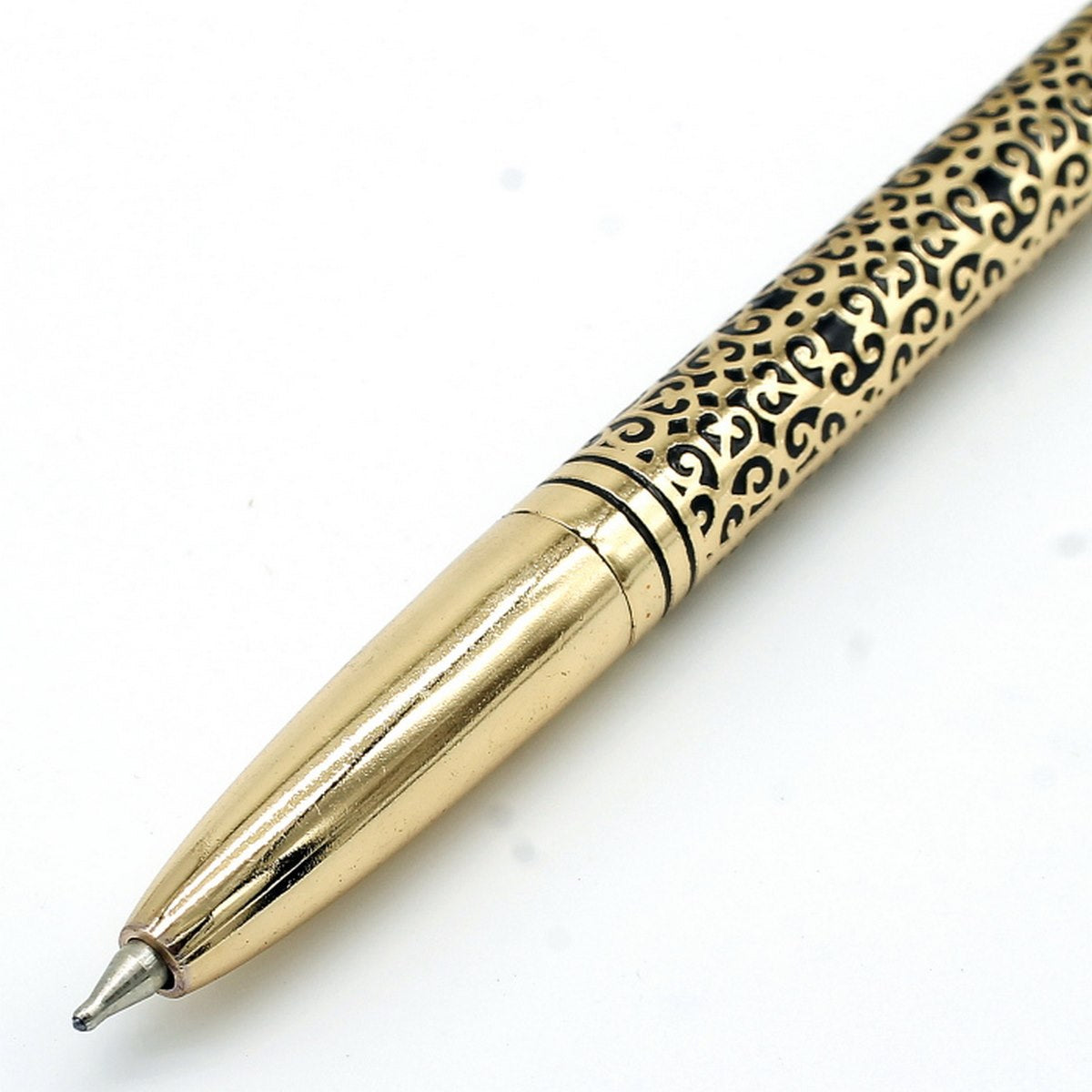 jags-mumbai Feather Pens Feather Ball Pen Gold Colour Body Design