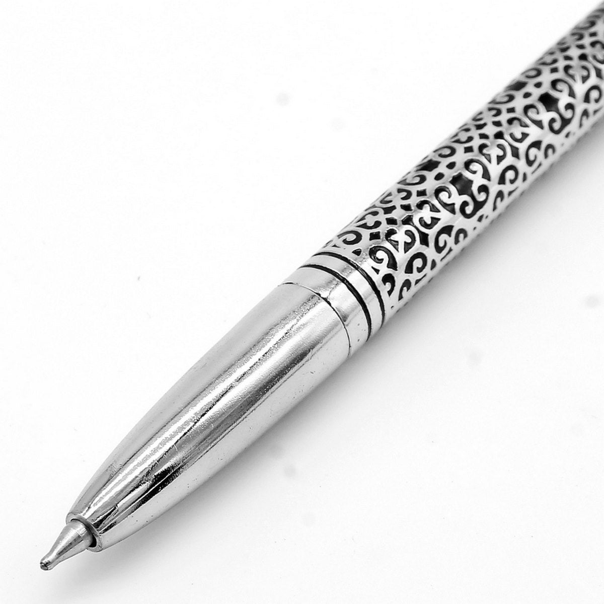 jags-mumbai Feather Pens Feather Ball Pen Steel Finis Body Design