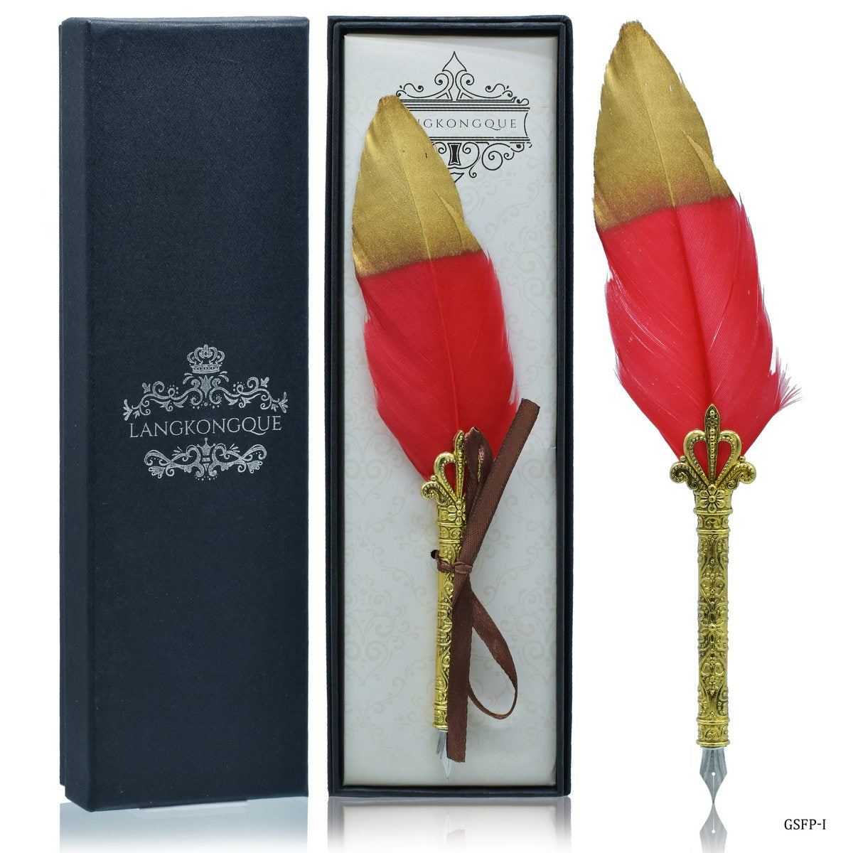 jags-mumbai Fountain pens Feather Fountain Pen Gift Set With Box