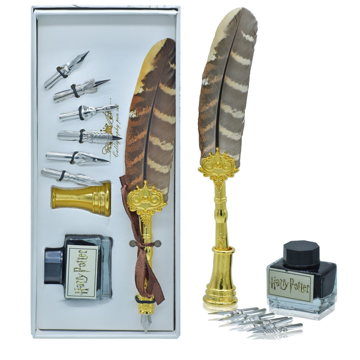 jags-mumbai Fountain pens Feather Fountain Pen Gift Set With Box