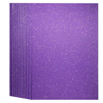 A4 Glitter Foam Sheet With Stick L Purple 26164LPE
