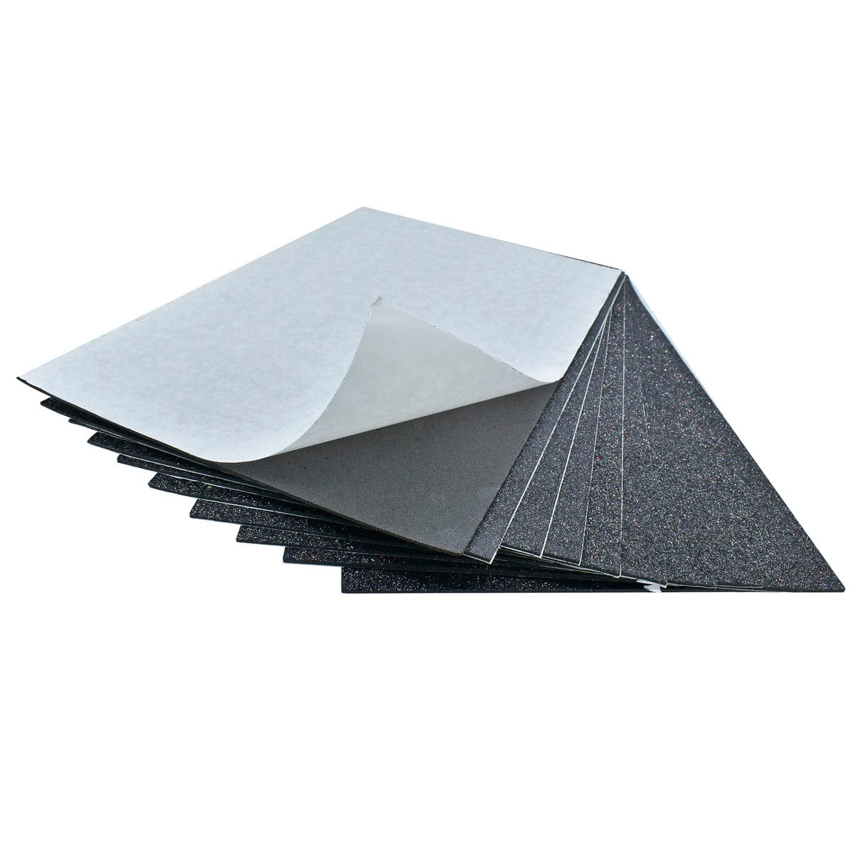 jags-mumbai Glitter Paper & Foam Sheet A4 Glitter Foam Sheet With Sticker Black 26164BK