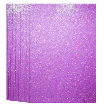 A4 Glitter Foam Sheet Without St L Purple 00196LPE