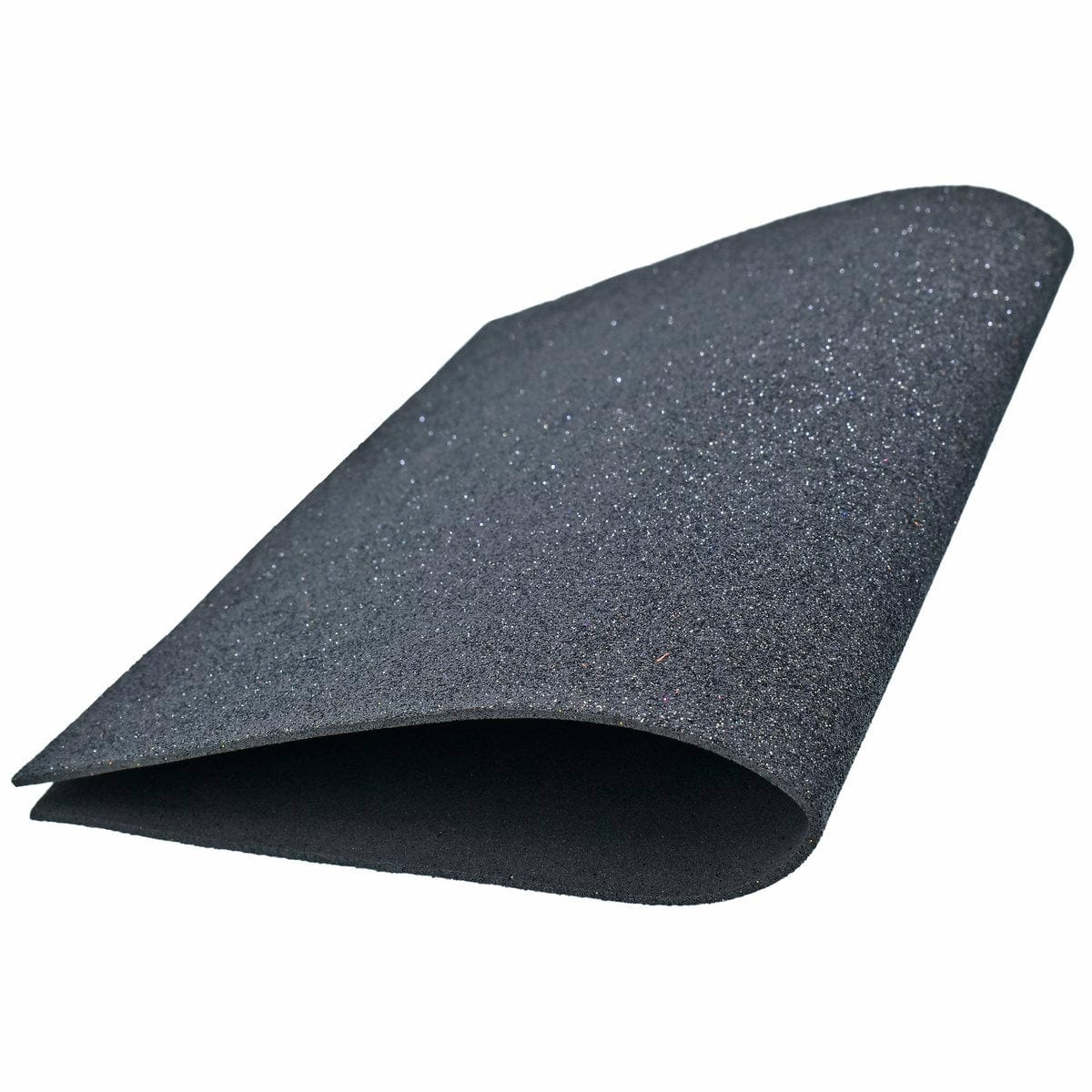 jags-mumbai Glitter Paper & Foam Sheet A4 Glitter Foam Sheet Without Sticke Black 00196BK