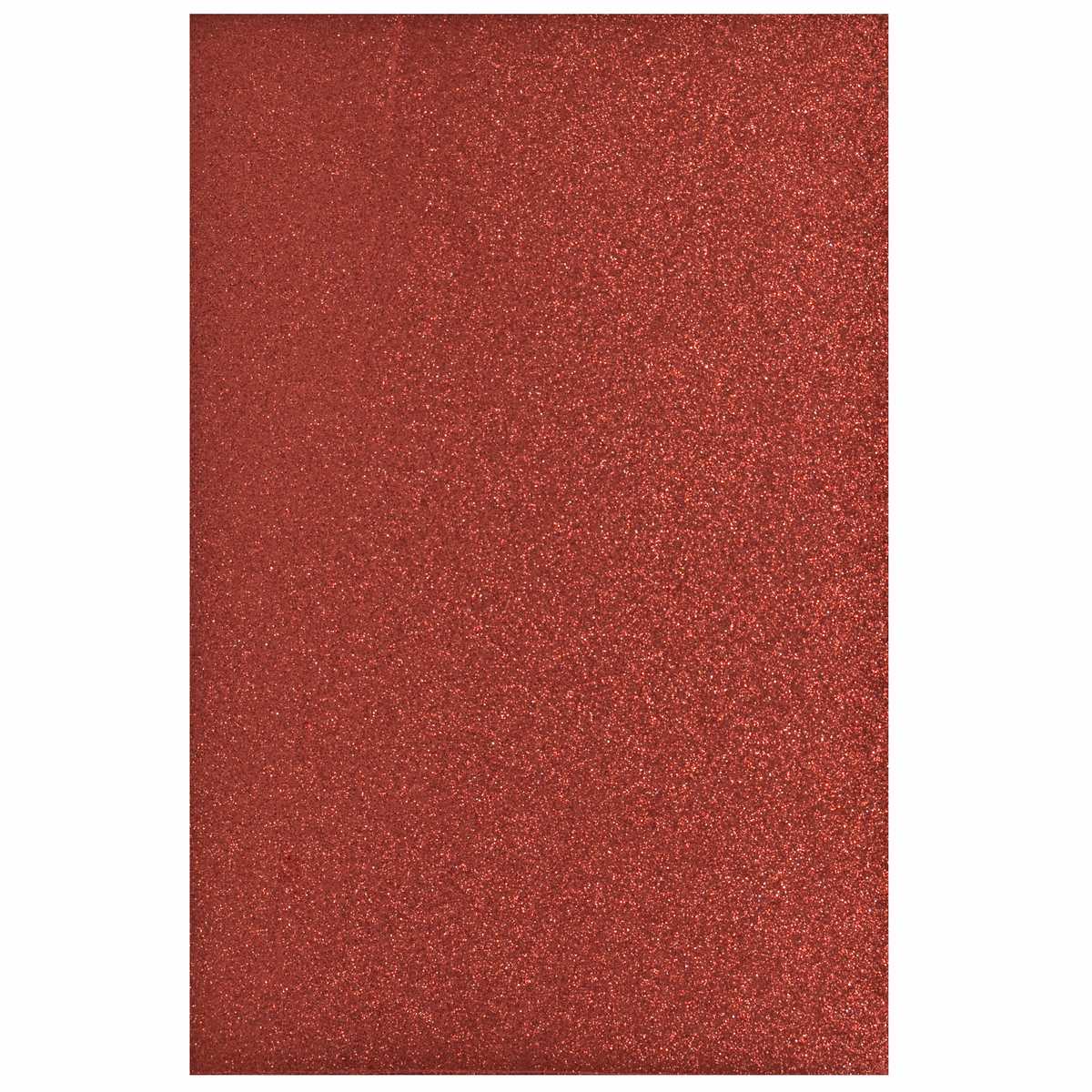 jags-mumbai Glitter Paper & Foam Sheet A4 Glitter Foam Sheet Without Sticker Red 00196RD