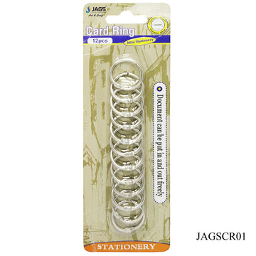jags-mumbai Jewellery Card rings, Journal binding rings (Contain 1 Unit2)
