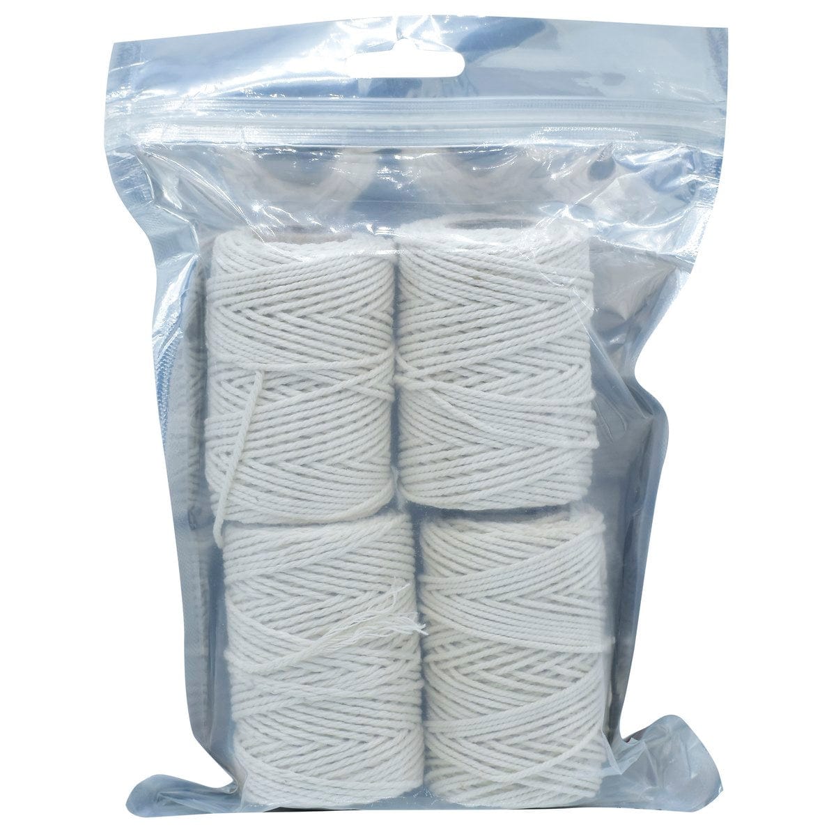 jags-mumbai Jute and paper rope Jags Craft Cotton Rope Off White Colour 4Pcs JCCR07