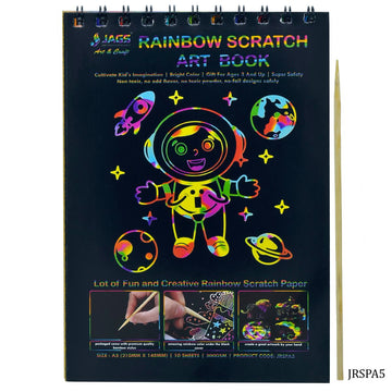 jags-mumbai Kids Books Rainbow Scratch Paper Note Book