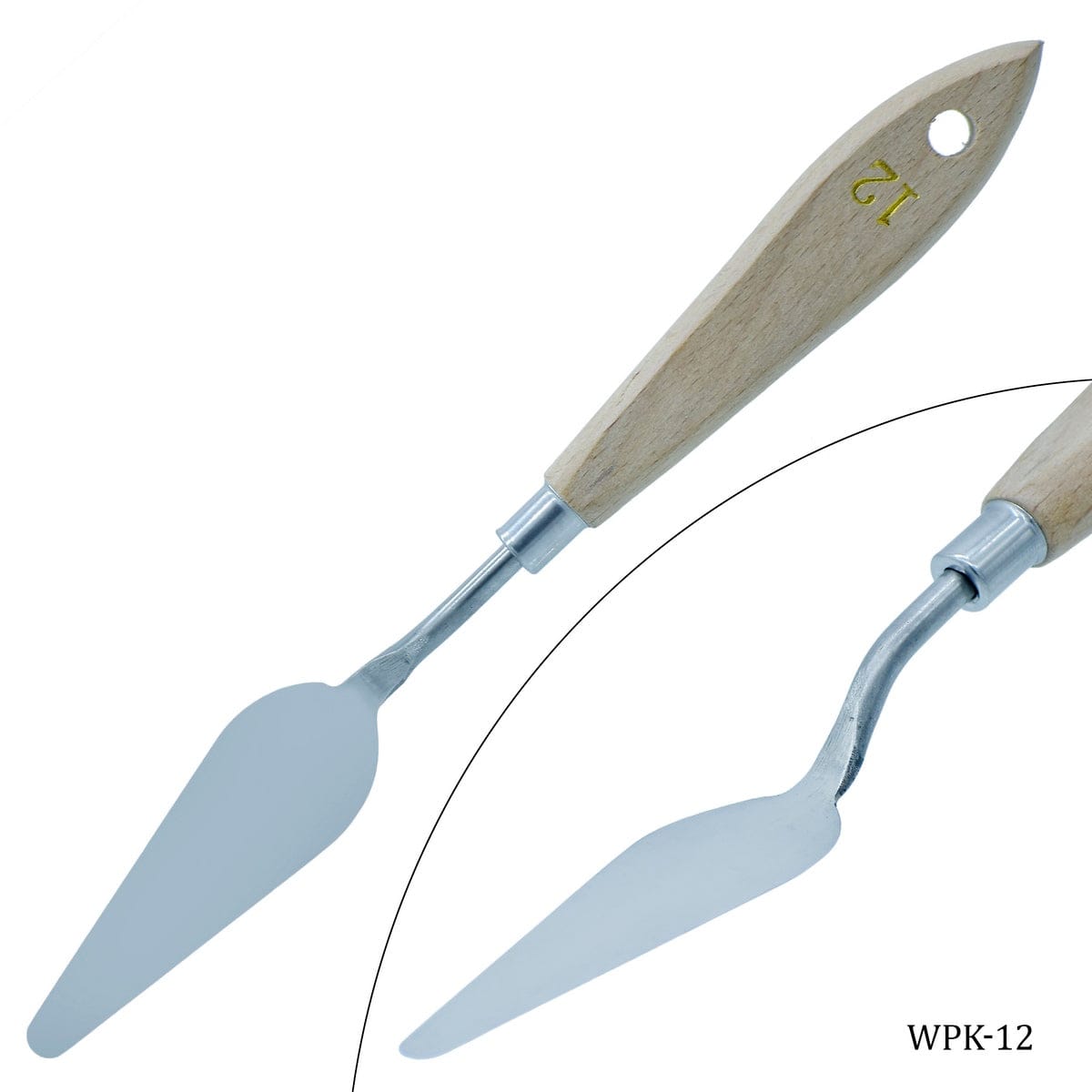 jags-mumbai Knife & Cutter Wooden Painting Knife 12 WPK-12