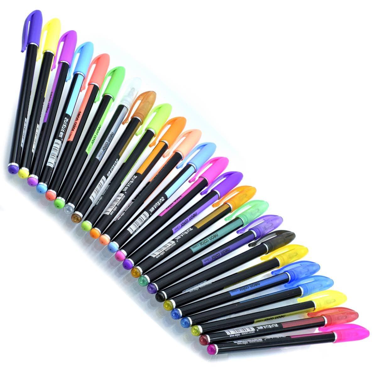 jags-mumbai Mandala & Art Pens Glitter Pen Neon Color 1.0MM 48Pcs Set HG6107-48