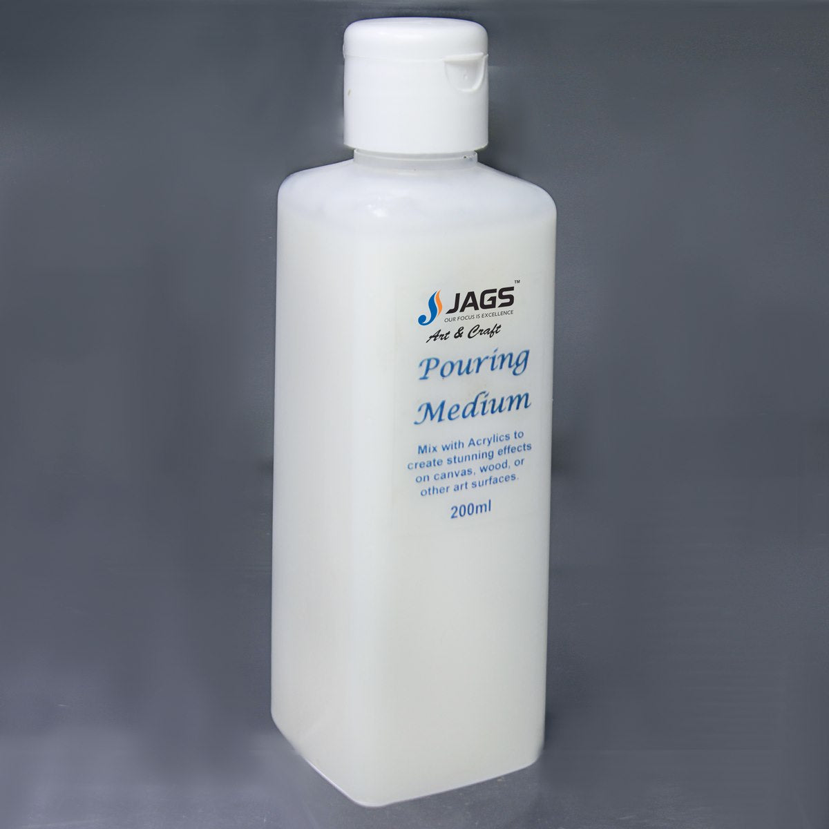 jags-mumbai Mediums & Varnish Pouring Medium 200ML & Silicone Oil 50M Set PM2S00