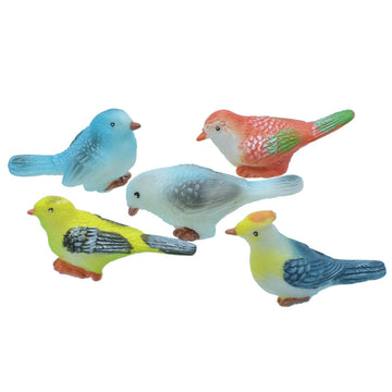 Model Plastic Fancy Miniature Bird 5Pcs