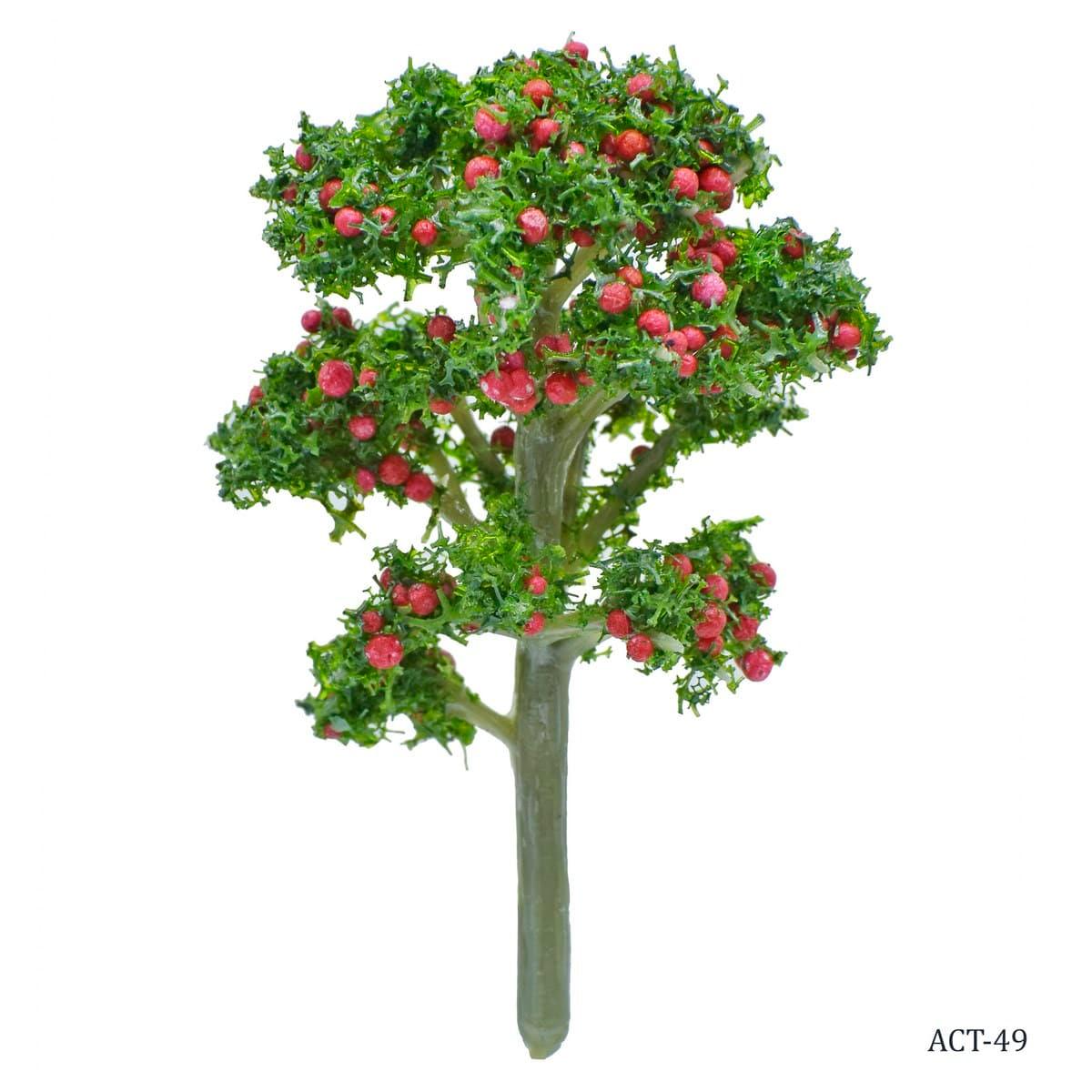 Artificial Miniature Tree Dark Green 7CM