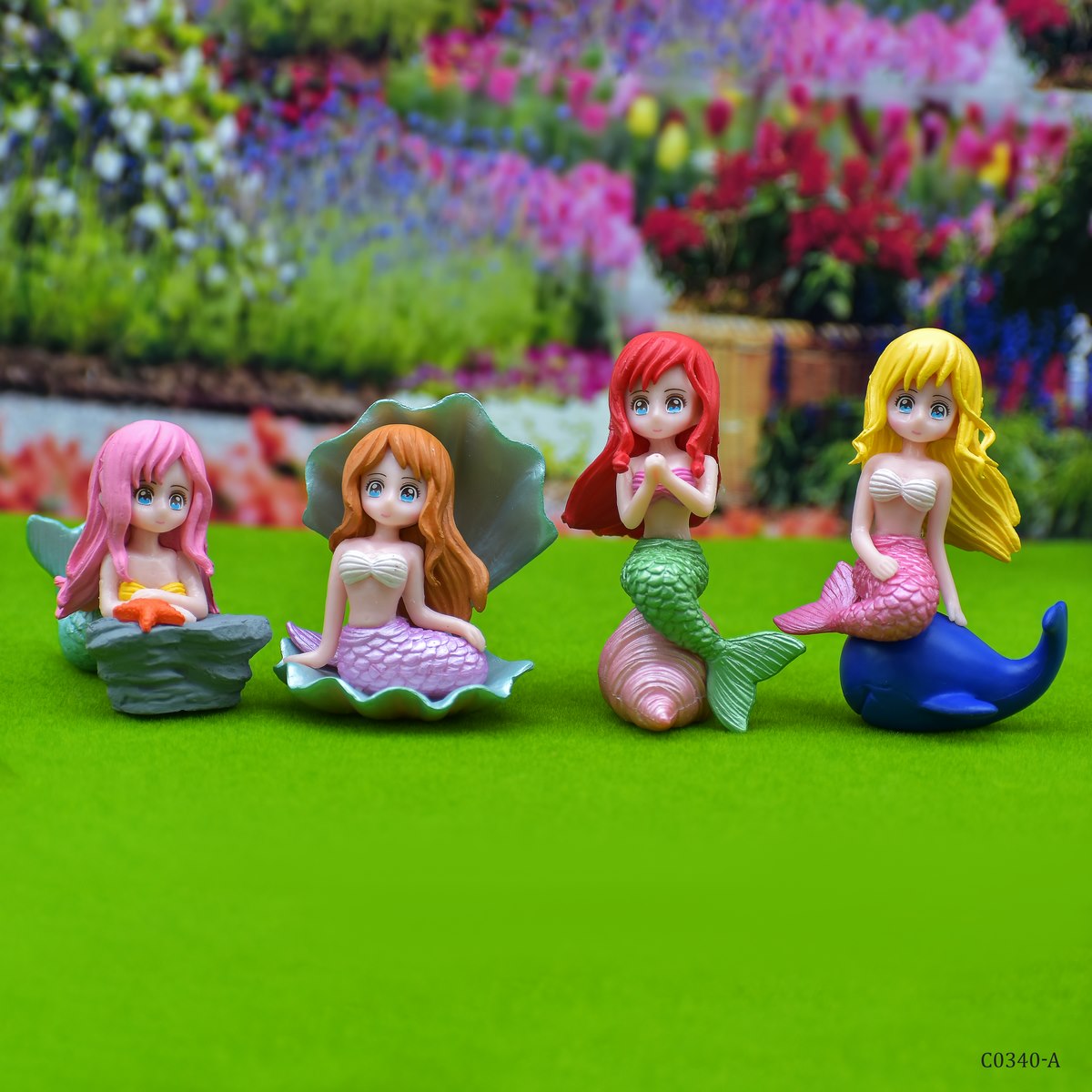 jags-mumbai Miniature Miniature Model Mermaid (4Pcs)